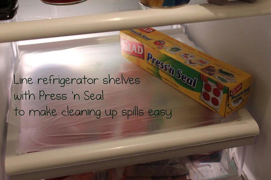 Line your refrigerator shelves
